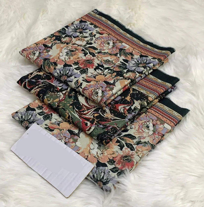 PRINTED UNSTITCHED 3PC SUIT