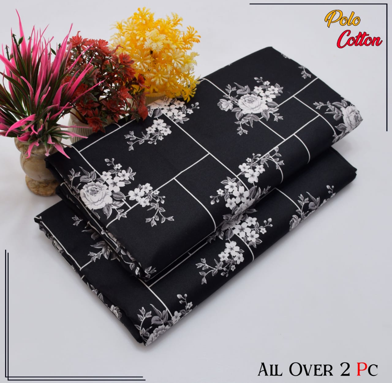 POLO COTTON PRINTED  2PC [ SALE OFFER ] PC-33