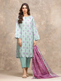 3 Piece Lawn Printed UnStitched Suit - L54